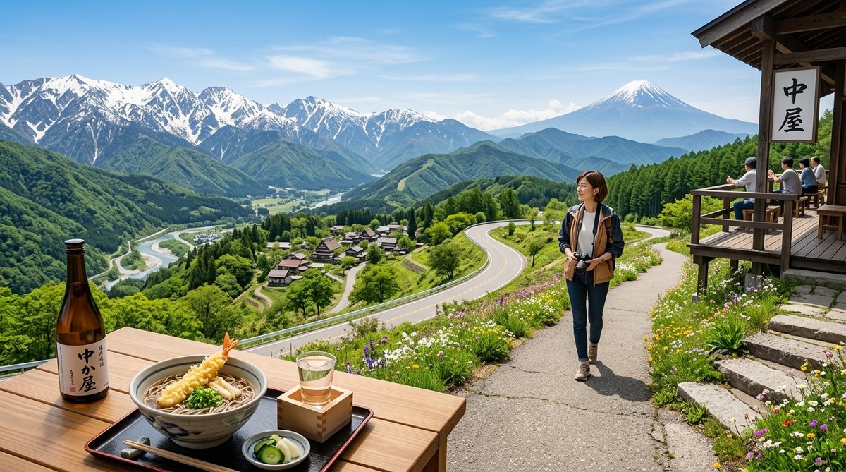 日本の絶景とグルメを堪能できるおすすめ旅行ルート